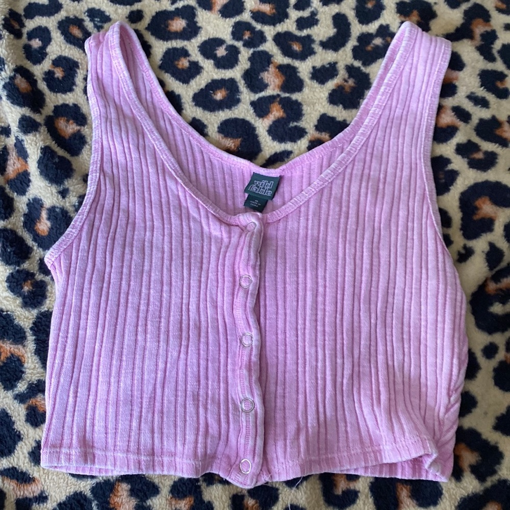 Pink crop top